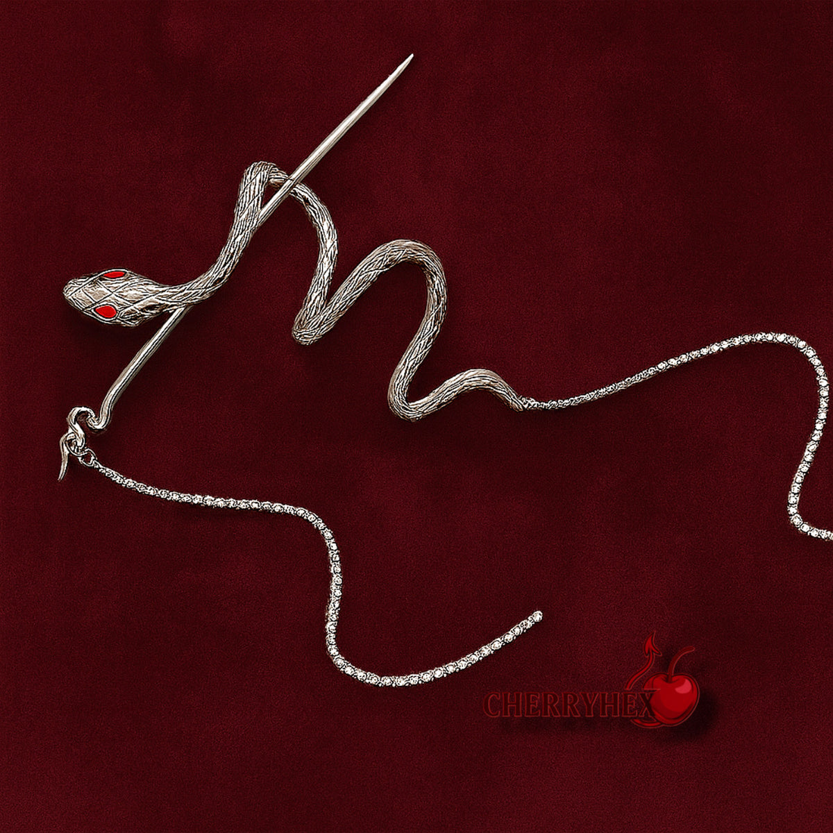 Serpent Elegance Hairpin 🐍