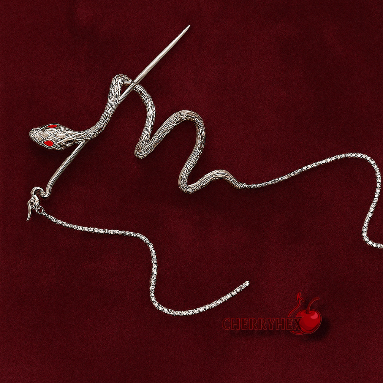 Serpent Elegance Hairpin 🐍