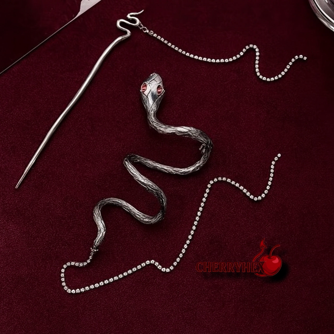Serpent Elegance Hairpin 🐍