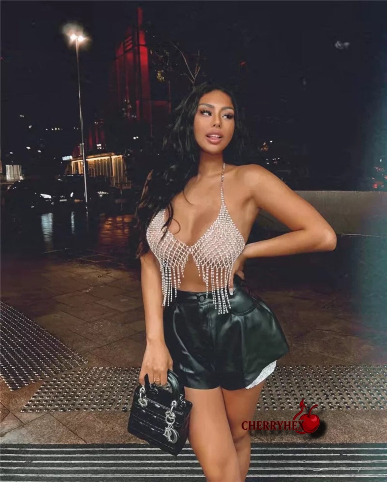 Crystal-Drip Bralette